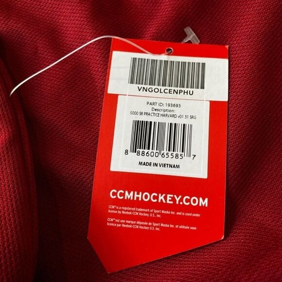 CCM 5000 Series Hockey Practice Jersey - Senior, Color Harvard, XXL - Picture 4 of 6